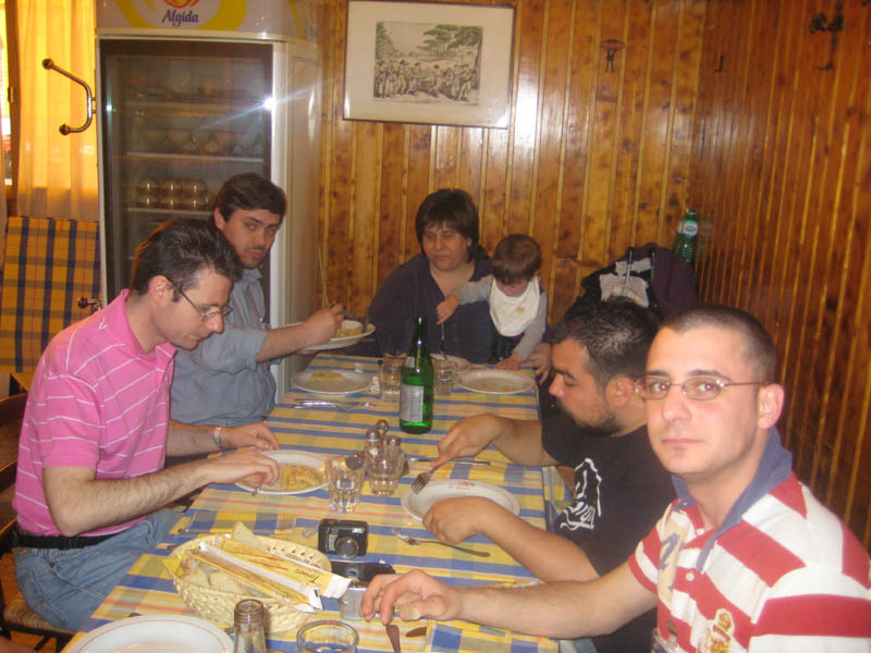 Ravestorm, Giulcenc, Cristina (Giulcenc wife) and the beautiful Federico, Duvde and Dynadart